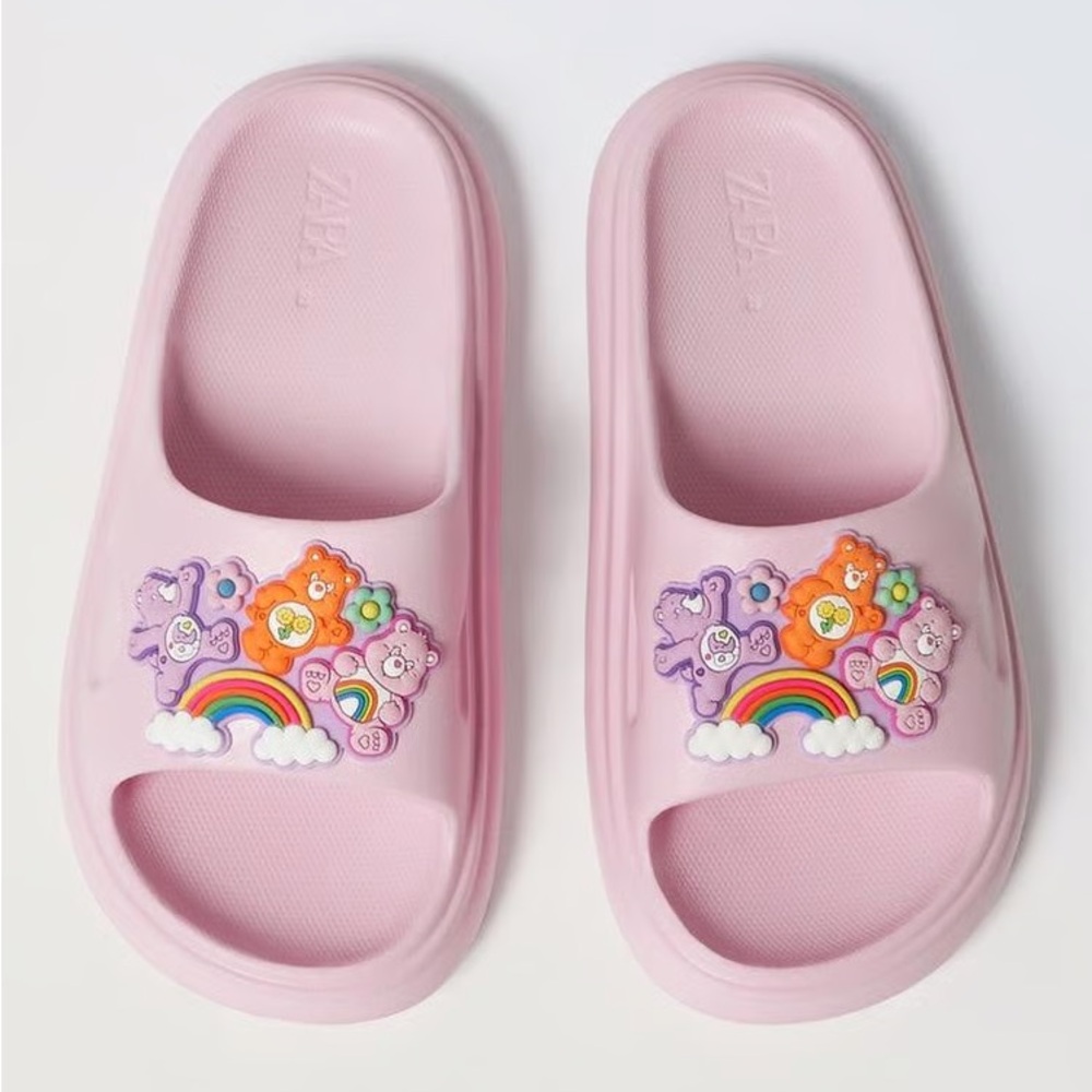 Pink Kids Slide Sandals